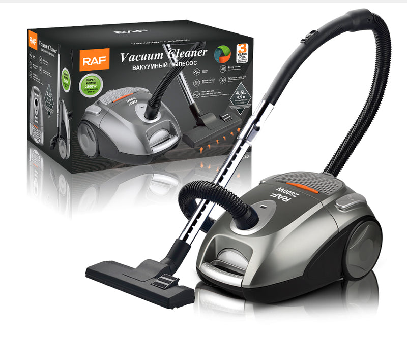 RAF Vacuum Cleaner | 2800W | Speed Variator infinitely | Variable Speed | Washable & Usable bag included | Automatic Cable Convenience | and Simplicity