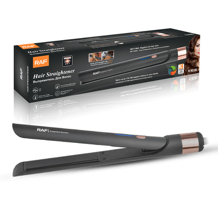 RAF Professional Hair Straightener with Ceramic Plates and Adjustable Temperature 422P