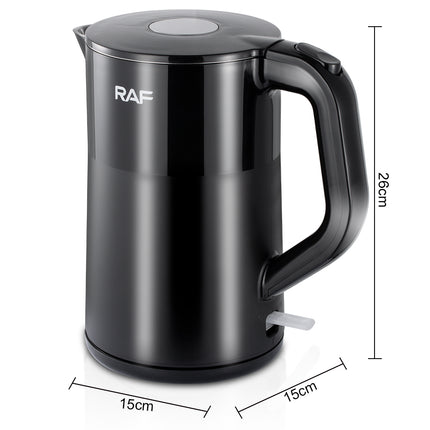 RAF Electric Kettle 1.7L Capacity | 2200W | Bpa Free interior | Led Lamp | Auto Off