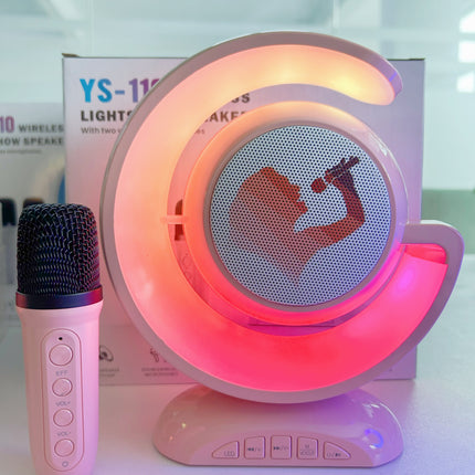 Prochimps Small Speaker 5W - with AUX - USB - TF - BT - RGB lights and karaoke