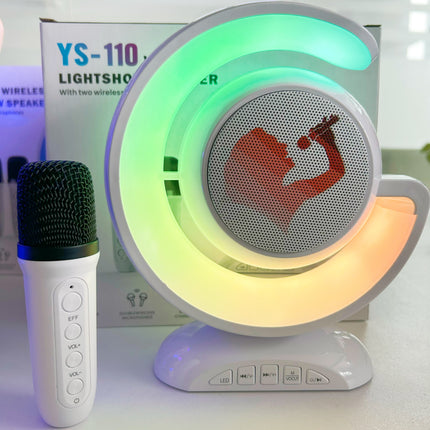 Prochimps Small Speaker 5W - with AUX - USB - TF - BT - RGB lights and karaoke