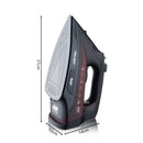 RAF Electric Steam Iron | 2600W | Ceramic Soleplate | Water Spray | Automatic Cleaning