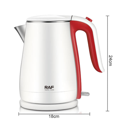 RAF Electric Kettle 1.7L Capacity | 1500W | Bpa Free interior | Led Lamp | High Quality Plastic