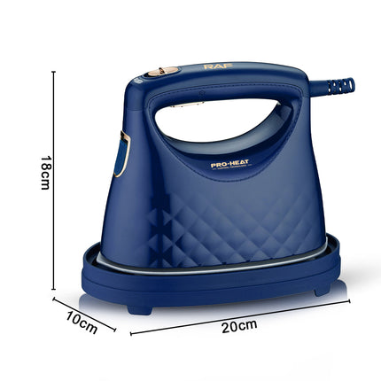 RAF Electric Steam Iron | 2100W | Vertical Steaming | Ceramic Soleplate | Temperature control