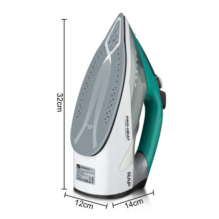 RAF Electric Steam Iron | 3000W | Vertical Steaming | Ceramic Soleplate | Water Spray | Powerfull Burst of Steam