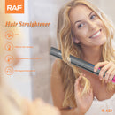 RAF Professional Hair Straightener with Ceramic Plates and Adjustable Temperature 422P