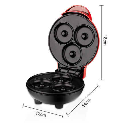 RAF Dount Maker | 500W | Uniform Heat | Double Sided Heating | Non-Stick Coating | Easy To Clean