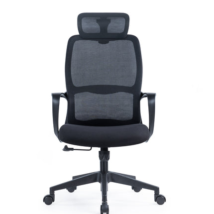 Office Chair DCH-317A | High resilience and high density sponge | Comfortable and breathable | Ergonomic design supports human waist curve | Fixed armrest