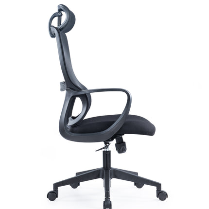 Office Chair DCH-317A | High resilience and high density sponge | Comfortable and breathable | Ergonomic design supports human waist curve | Fixed armrest