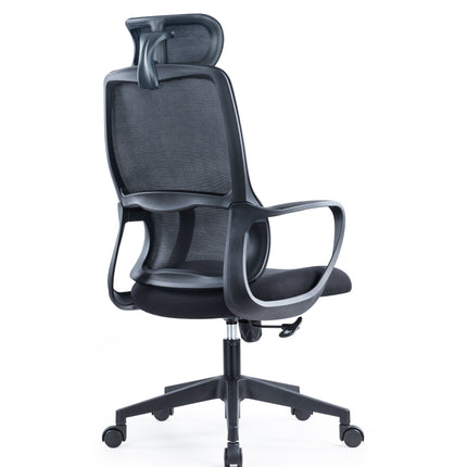 Office Chair DCH-317A | High resilience and high density sponge | Comfortable and breathable | Ergonomic design supports human waist curve | Fixed armrest