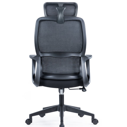 Office Chair DCH-317A | High resilience and high density sponge | Comfortable and breathable | Ergonomic design supports human waist curve | Fixed armrest