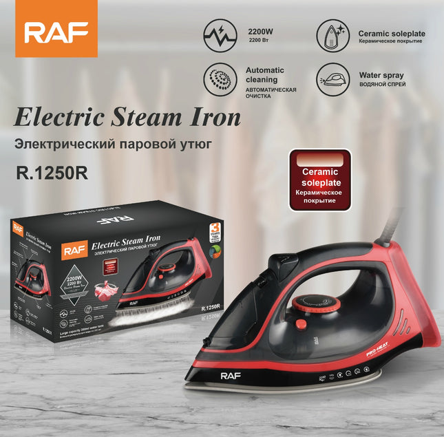 Electric Steam Iron 2200W | 300mL | ABS + PP Material