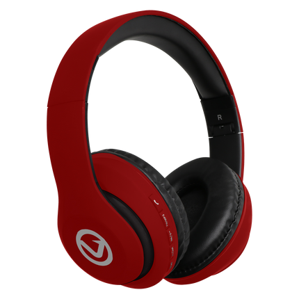 Volkano Impulse Series Bluetooth Headphones - Red | Black | Silver