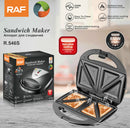 RAF Sandwich Maker | 850W | Double-Sided Heating | Uniform Heat | Non-Stick Coating | Easy To Clean