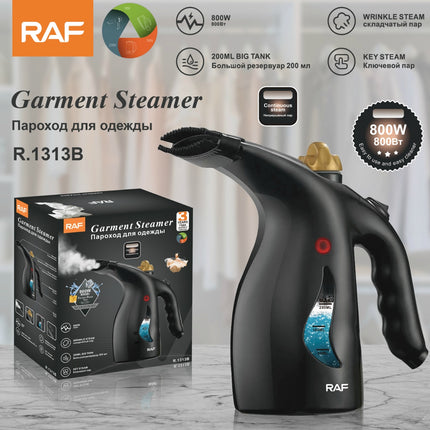 RAF Garment Steamer 800W | 200ML Big Tank | Wrinkle Steam | Key Steam | Continuous Steam