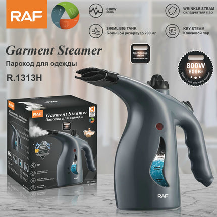 RAF Garment Steamer 800W | 200ML Big Tank | Wrinkle Steam | Key Steam | Continuous Steam