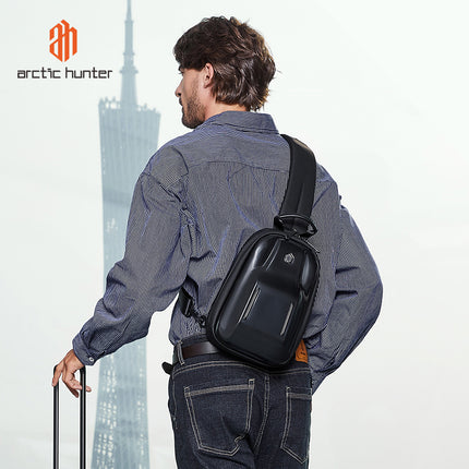 Arctic Hunter Chest Bag | Back Anti-Theft pocket | Anti-Splash and Anti-Fouling | Comfortable Handle