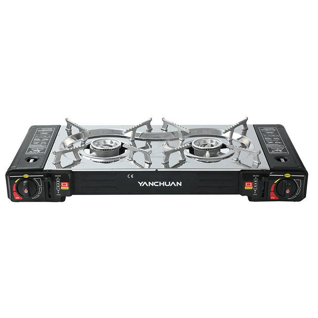 Portable Double Gas Stove