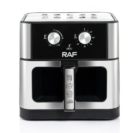 RAF Air Fryer | 1800W | 10L Capacity | Heating Indicator | Temperature Control | Non-stick skillet &amp; basket
