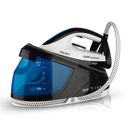 RAF Electric Steam Iron | 2600-3100W | 1500mL PP water tank | Ceramic Soleplate | Self Cleaning