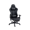 Earthquake Gaming Chair Black with Adjustable, Foam Seat, Brushed Finish - Ideal for Reading and Gaming - Runner Shape - Suitable for Office - Leather Furniture Finish - 32.6" Seat Depth - 41 lbs Item Weight