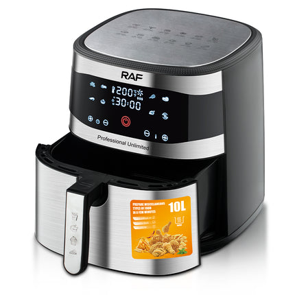 RAF Air Fryer | 8L Capacity | 1800W | Adjustable Temperature | Easy To Clean