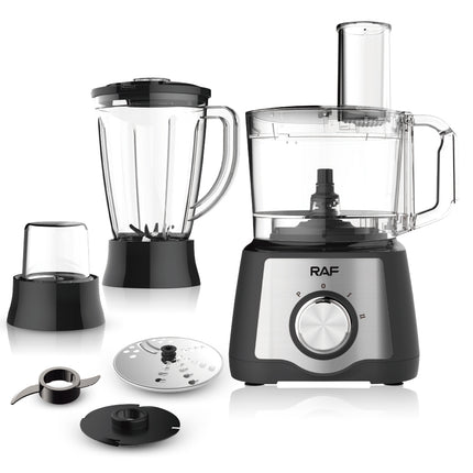 RAF 7-in-1 Food Processor | 600W | 1.5L Capacity | Multiple Blade Attachments | High-Speed Motor