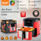 RAF Air Fryer | 9L Capacity | 1800W | Touch Screen Control  | 360° Air Circulation | Express Heat System | Easy To Clean