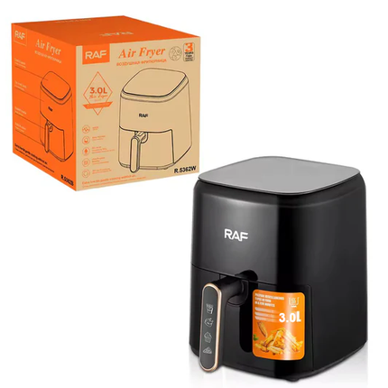 RAF Air Fryer 3L  | 1500W with Temperature Control and Multi-Purpose Functionality