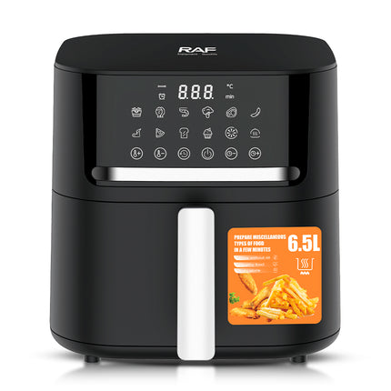 RAF Air Fryer 6.5L Capacity |  1600W | Multi-Purpose Machine | Oil Can Be Reduced By 80% | Easy To Clean