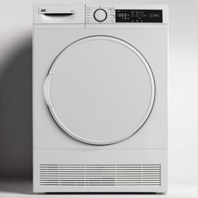 AVG Tumble Dryer 9KG General/AVG Condenser | 16 Programs, Auto Anti-Creasing, Child Lock,