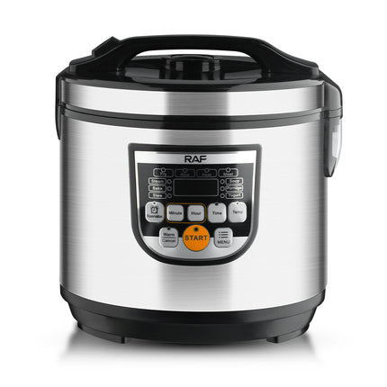 RAF 5L Electric Rice Cooker | Multi-Function Menu | Constant Temperature | 24-Hour Appointment Feature