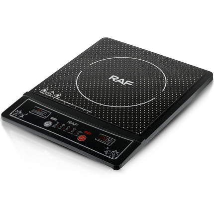 RAF Induction Cooker | 2000W | Ceramic Cooktop | 5 Functions | Key Control |  Large Firepower | Pattern Cooking