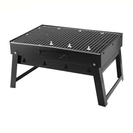 Barbecue Grill with 0.5mm Cold Rolled Steel Body, Chromium Plated Cooking Grid, and Electrophoresis Surface Finish