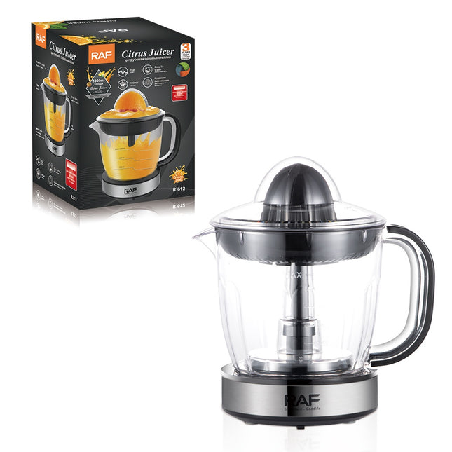 RAF Electric Citrus Juicer | 1.0L Capacity | 25W  | Stainless Steel & PP Design | Easy To Clean