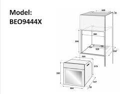 Blomberg Electric Oven Capacity 65L