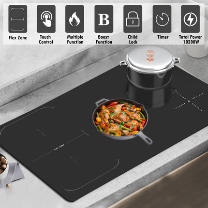 KB ELEMENTS5 HOBS INDUCTION COOKER + 1 FLEX ZONE