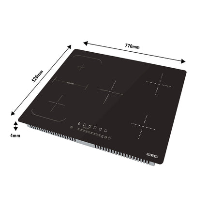 KB ELEMENTS5 HOBS INDUCTION COOKER + 1 FLEX ZONE