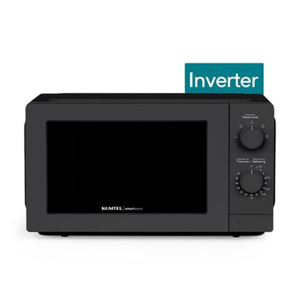 KUMTEL HMIN-05 Microwave Oven with 700W Power Output, 20L Capacity, 5 Power Levels, Mechanical Timer, Push Button Function, Adjustable Cooking Timer