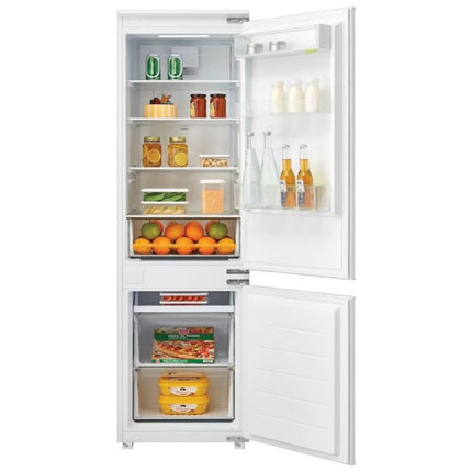 Midea Built-In Refrigerator/Freezer with Tow Door, LED Lighting, Height 178.5 cm, Refrigerators 192 L, Freezer 79 L, White [Energy Class F]