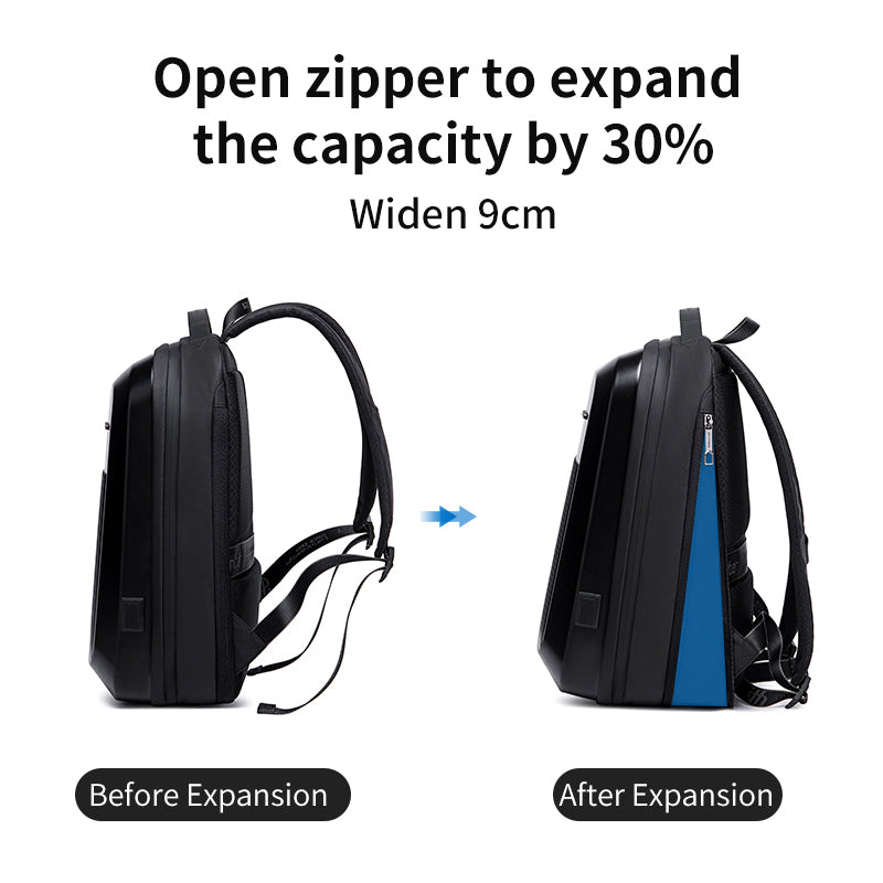 Arctic Hunter backpack Bag 15.6 inch | Dual USB | Tie Rod Fixing Belt | Anti-theft Combination Lock