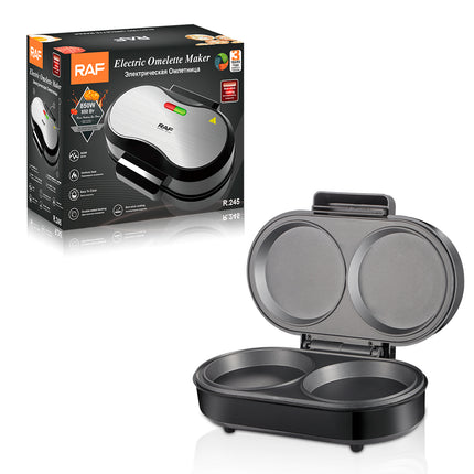 RAF Electric Omelette Maker | 850W | Double-Sided Heating | Easy to Clean