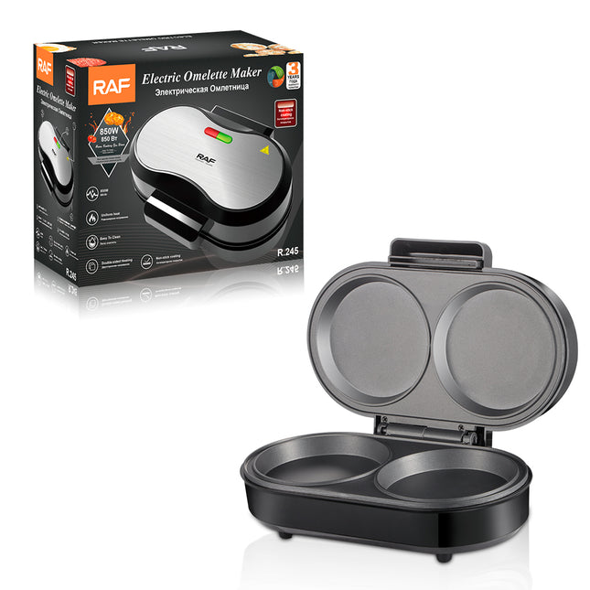 RAF Electric Omelette Maker | 850W | Double-Sided Heating | Easy to Clean