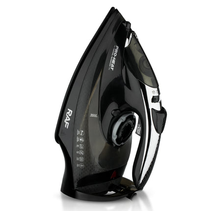 RAF Electric Steam Iron | 2800W | Burst of Steaming | Nano Ceramic Soleplate | Self Cleaning