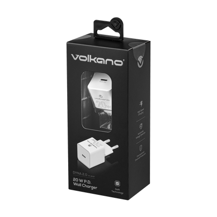 Volkano Dyna 2.0 Series 20 Watt P.D. Wall Charger