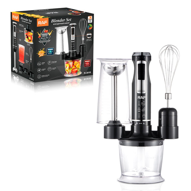 RAF 4-in-1 Blender Set | 5 Speeds | 4 Blades | Fast Start