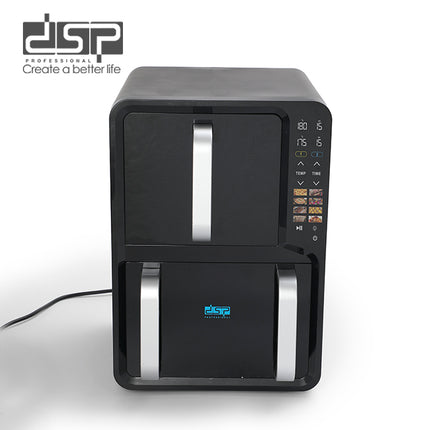 DSP Dual Basket Air Fryer 5L+7L Vertical Design with 8 Presets