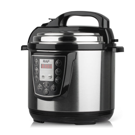 RAF 6L Electric Pressure Cooker with 1000W Power, Multi-Function Menu, 24-Hour Appointment, and Constant Temperature Control