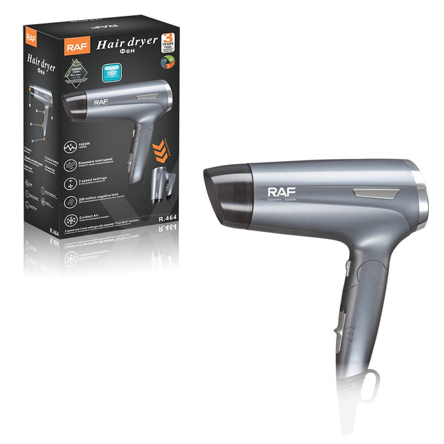 RAF Hair Dryer | 1600W | 2 Speed Settings | Over-Heat Protection | Coldest Air