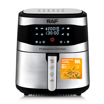 RAF Air Fryer | 8L Capacity | 1800W | Adjustable Temperature | Easy To Clean